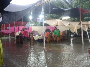 6 TPS di Mampang Jaksel Tergenang Air, Lokasi Pencoblosan Dipindah
