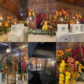 Unik, lokasi Tempat Pemungutan Suara (TPS) bernuansa adat Jawa viral di TikTok