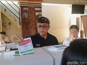 Walkot Denpasar Jaya Negara Perlu 6 Menit di Bilik Suara