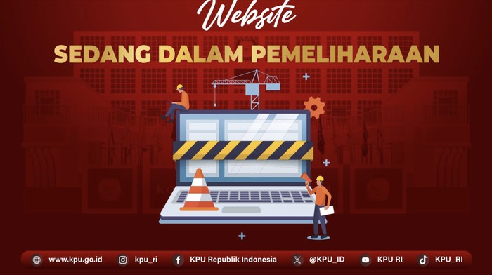 Website KPU down
