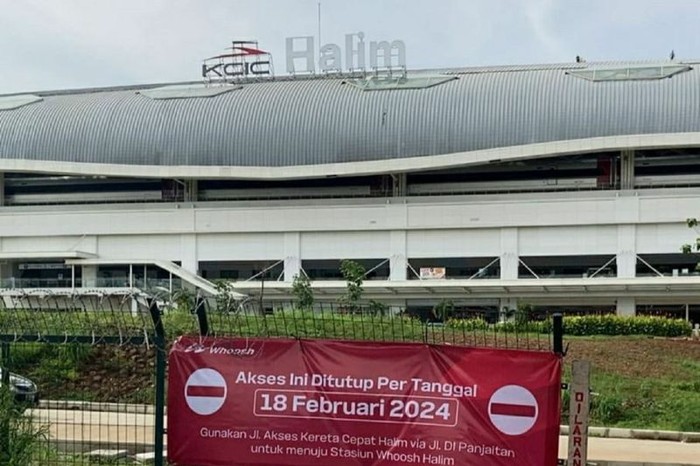 Akses Tol ke Stasiun Kereta Cepat Halim Ditutup Permanen 18 Februari