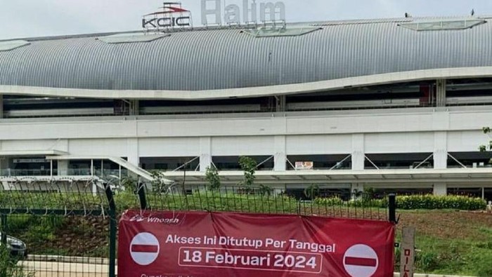 Akses Tol ke Stasiun Kereta Cepat Halim Ditutup Permanen 18 Februari