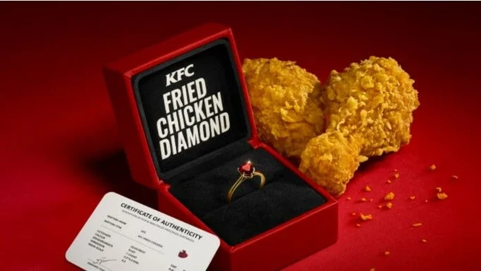 Unik! Spesial Valentine, Gerai Ayam Goreng Ini Jual Cincin Rasa Ayam Goreng