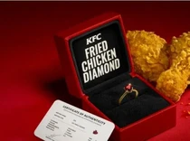 Unik! Spesial Valentine, Gerai Ayam Goreng Ini Jual Cincin Rasa Ayam Goreng