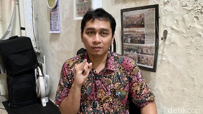 Dani Heru Dwi Hartanto, disabilitas tunanetra yang mengaku terkendala saat mencoblos DPR RI dan DPRD.