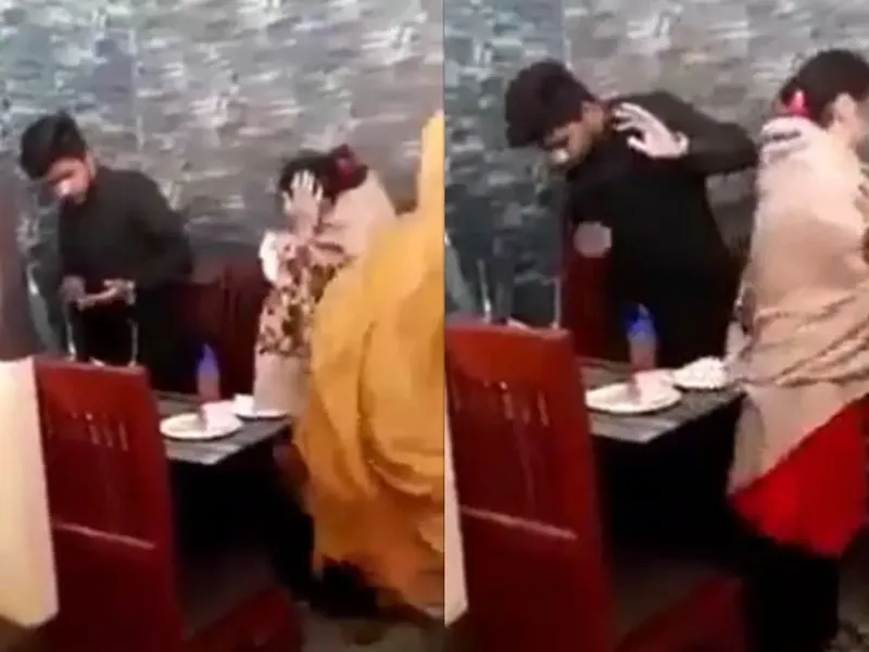 Duh!  Ibu ini marah-marah di sebuah restoran saat melihat anaknya makan bersama pacarnya