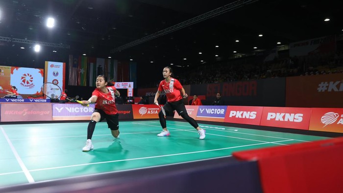 Febriana Dwipuji Kusuma/Amalia Cahaya Pratiwi di Badminton Asia Team Championships (BATC) 2024