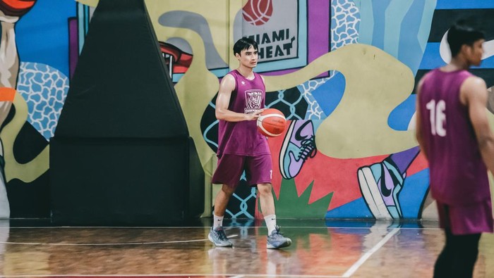 Joseph De Smet saat sesi latihan Bima Perkasa Jogja, Rabu (14/2/2024).