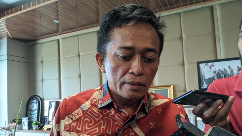 Ketua DPD Gerindra NTB, Lalu Pathul Bahri, di Lombok Tengah, Kamis (15/2/2024).