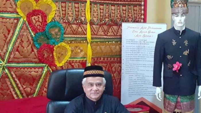 Ketua Pemangku Adat pada Majelis Adat Aceh Abdul Hadi Zakaria