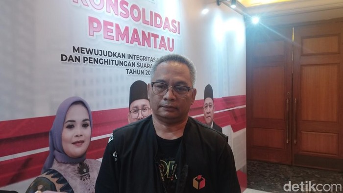 Koordinator pemantau pemilu, Farid Fathur (Brigitta Belia/detikcom)