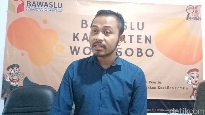 Koordiv Hukum dan Penyelesaian Sengketa Bawaslu Wonosobo Fitrian Puji Istriatno. Foto diunggah Kamis (15/2/2024).