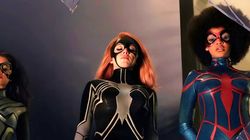 Kostum Spider-Girls dari Madame Web Lebih Menonjol Kostum Spider-Girls dari Madame Web Lebih Menonjol