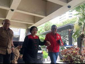 Megawati, Mahfud, dan Petinggi TPN Ganjar Kumpul di Gedung High End