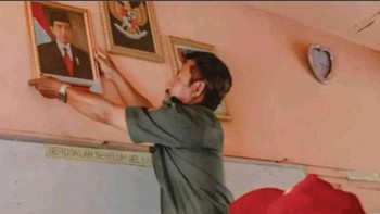 Waduh, kok jadi diganti wajah Komeng, awokawok. Foto: X/Twitter/rizkymaaul