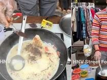 Aneh! Pedagang Ini Jual Mi Instan Dicampur Kopi Bubuk
