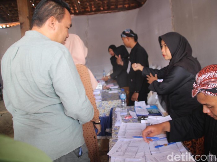 Proses coblosan yang berlangsung di Kabupaten Blora, Rabu (14/2/2024).