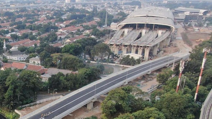 Penampakan Akses Tol ke Stasiun Kereta Cepat Ditutup Penampakan Akses Tol ke Stasiun Kereta Cepat Ditutup