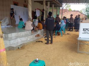 Pemungutan Suara Tunda di 4 TPS Sampang Dikawal Ketat Polisi