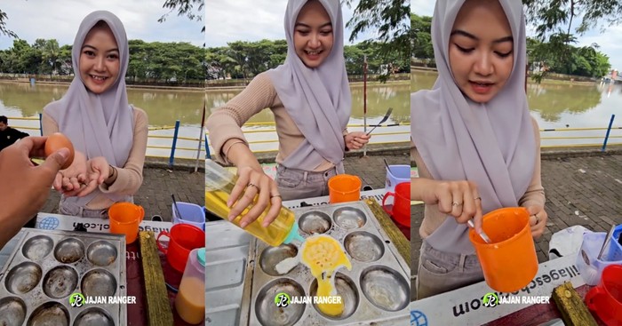 Penjual Maklor Cantik di Tangerang Jadi Pusat Perhatian Netizen
