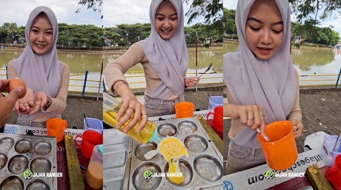 Penjual Maklor Cantik di Tangerang Jadi Pusat Perhatian Netizen