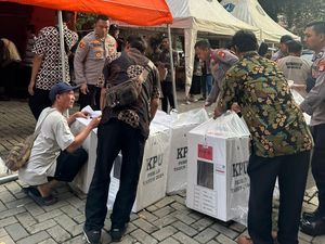 Sejumlah TPS di Cilandak Belum Kirim Kotak Suara ke Gudang PPK