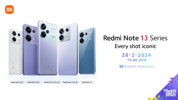 Tanggal peluncuran Redmi Note 13 series