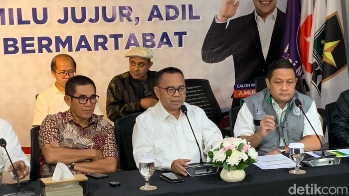 Timnas AMIN (Anies-Muhaimin). (Kurniawan/detikcom)