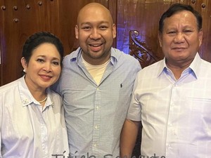 Titiek Unggah Foto Bareng Prabowo dan Didit: Selamat Mas Bowo