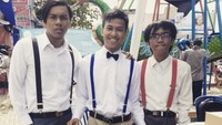 Saat masih kuliah sekitar tahun 2014, Agung pernah menunjukkan momen berjualan makanan bersama teman-temannya. Mereka menawarkan jelly art yang disebut makanan kreatif dan sehat. Foto: Instagram agung_surahman