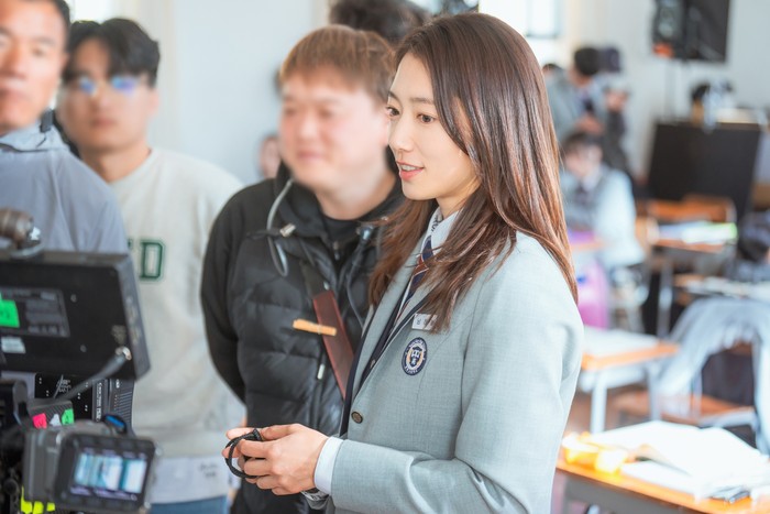 Belakang layar drama Korea JTBC Doctor Slump yang diperankan Park Shin Hye dan Park Hyung Sik.