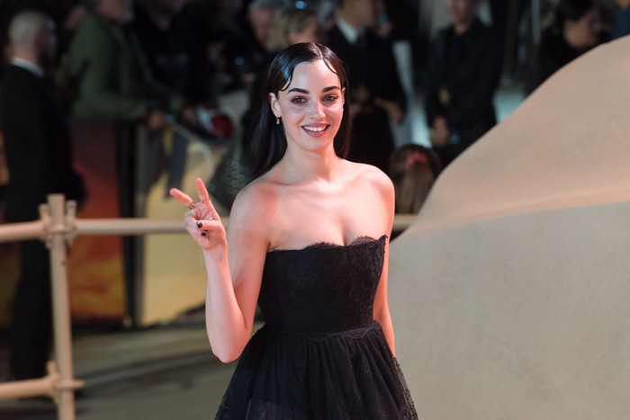LONDON, UNITED KINGDOM - FEBRUARY 15, 2024: Souheila Yacoub attends the world premiere of 'Dune: Part Two' presented by Warner Bros. Pictures & Legendary in Leicester Square in London, United Kingdom on February 15, 2024. (Photo credit should read Wiktor Szymanowicz/Future Publishing via Getty Images)