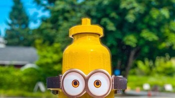 Minion menyerupai hydrant pemadam. Foto: Rudy Willingham via Boredpanda