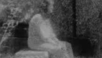 Pada tahun 1991, anggota Ghost Research Society berangkat untuk menyelidiki pemakaman Bachelors Grove di luar Chicago. Tempat ini dianggap sebagai salah satu tempat paling berhantu di AS. Aktivitas paranormal yang tak terhitung jumlahnya diduga dilaporkan di sana. Salah satu peneliti mengambil foto salah satu bagian kuburan yang saat itu kosong. Namun ketika gambar tersebut dikembangkan, muncul sosok hantu berwarna putih di salah satu foto, sedang duduk di atas batu nisan. Foto: Trueactivist