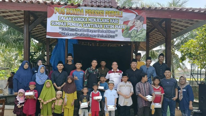 Iptu Rosali gagas Pos Ronda Presisi, hingga makan dan sunat gratis di Pesawaran