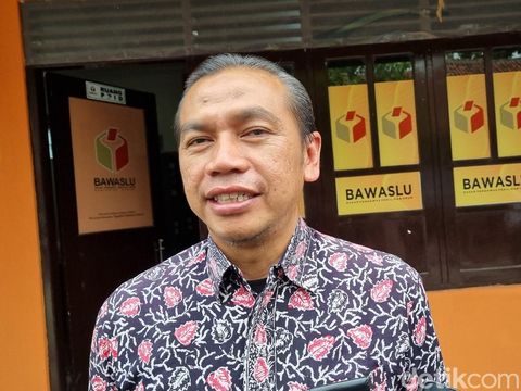 Ketua Bawaslu Bantul, Didik Joko Nugroho, Jumat (16/2/2024).