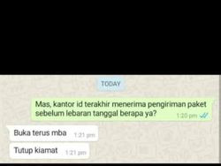 Lika-liku Kurir Paket, Mau Ketawa Takut Dosa