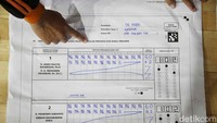 Tampak di TPS 033 Warakas pasangan 01 dan 02 memperoleh hasil yang sama yakni 102 suara.  