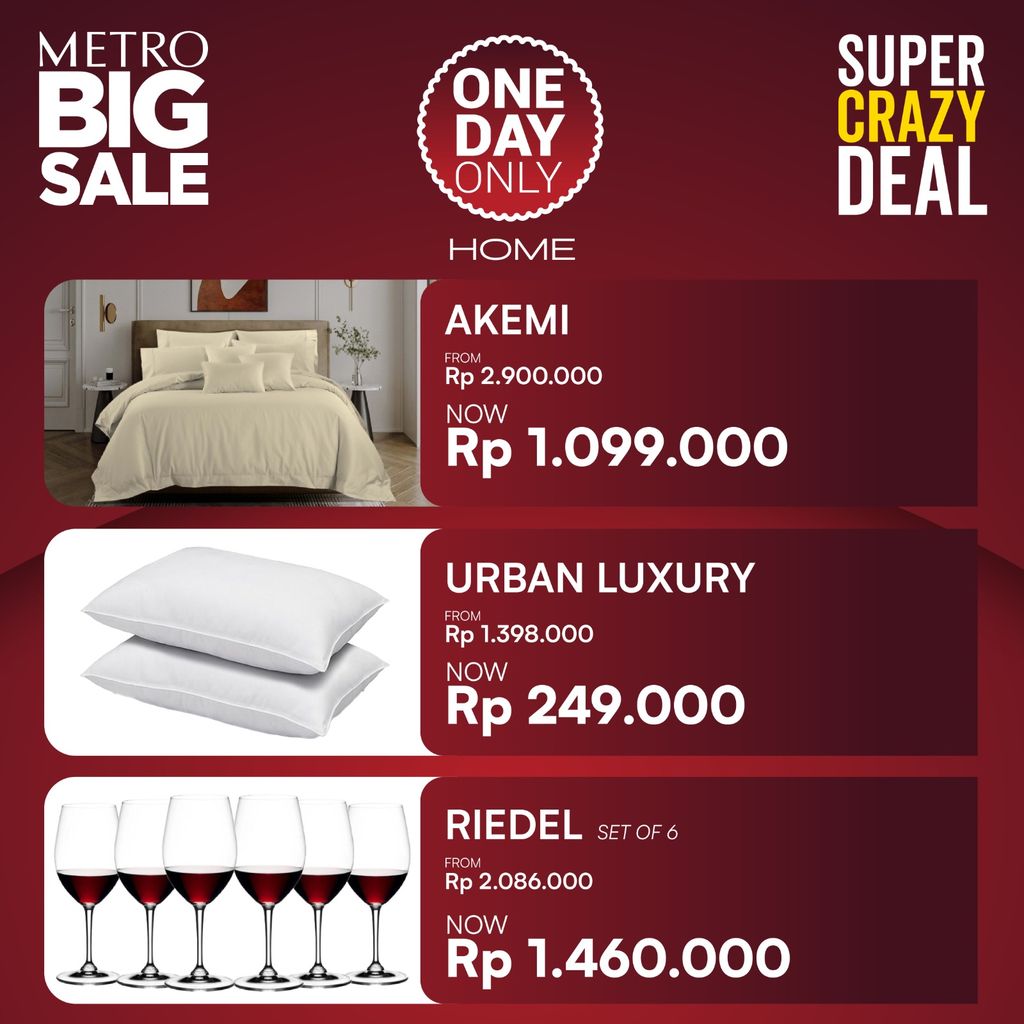 Metro BIG Sale Super Crazy Deal. (Metro)