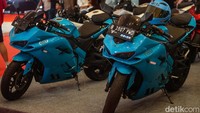 Begini tampang motor listrik Neu Green ang viral setelah dipakai Gibran Rakabuming Raka kampanye akbar di Gelora Bung Karno (GBK) muncul di pameran Indonesia International Motor Show atau IIMS 2024.