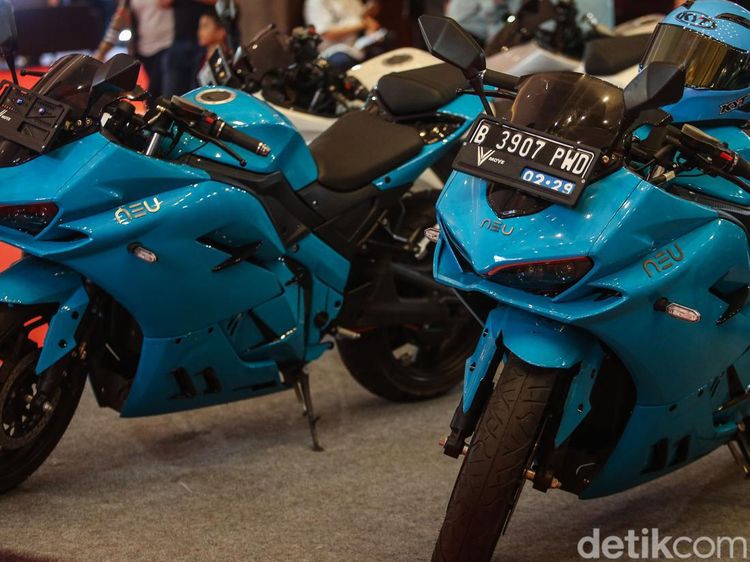 Wujud Motor Listrik yang Ditunggangi Gibran saat Kampanye