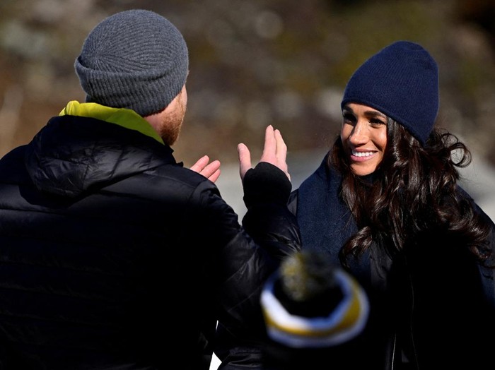 WHISTLER, BRITISH COLUMBIA - FEBRUARY 15: Meghan, Duchess of Sussex attends the Invictus Games One Year To Go Event on February 15, 2024 in Whistler, Canada. (Photo by Karwai Tang/WireImage)