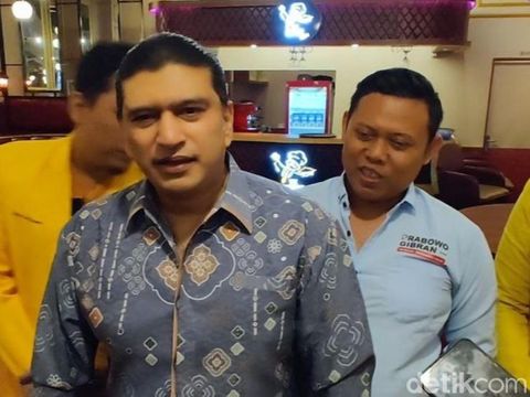 Pedangdut sekaligus dari Partai Golkar, Ashraff Abu, saat ditemui di Kabupaten Pekalongan, Jumat (16/2/2024).