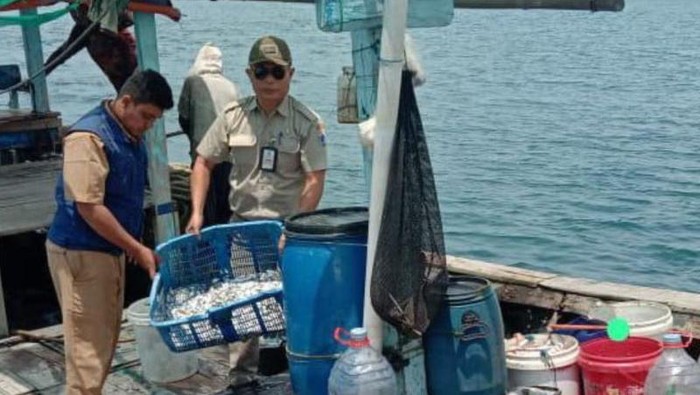 Pemkab Kepulauan Seribu menindak 6 kapal yang melanggar izin Andon atau izin yang harus dimiliki kapal untuk menangkap ikan di luar wilayah administrasi. (dok Pemkab Kepulauan Seribu)