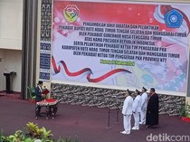 Dua Hari Seusai Pencoblosan, Ayodhia Lantik 3 Pj Bupati di NTT