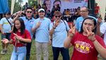 Potret Relawan Pilar 08 Jatim Menangkan Prabowo-Gibran Raih 60% Suara
