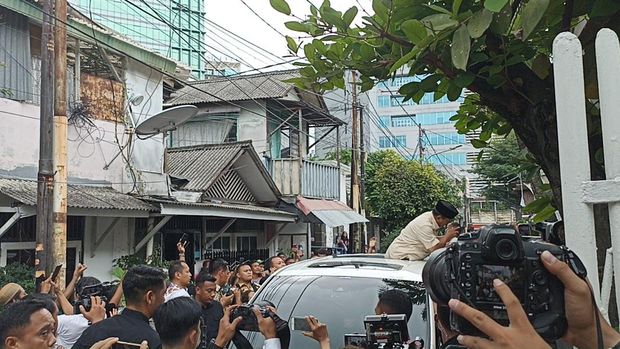 Prabowo ziarah ke makam Habib Ali Kwitang
