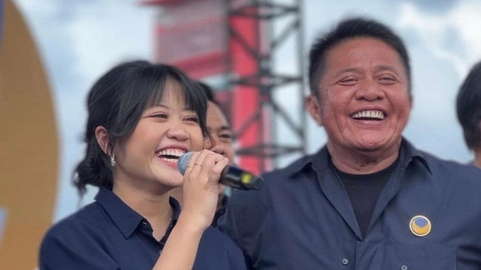 Ratu Tenny Leriva, putri Mantan Gubernur Sumsel Herman Deru, diprediksi lolos ke DPD RI.