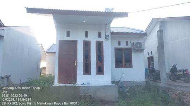 Deretan Rumah Tipe 36 Rp 200 Juta-an di Manokwari
