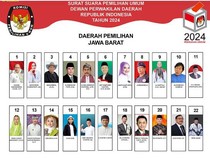 Ada yang Mirip Bu Cinta di Surat Suara DPD Jabar hingga Pakai Topi Caping
